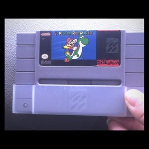 SNES Super Mario World w.Dust Cover